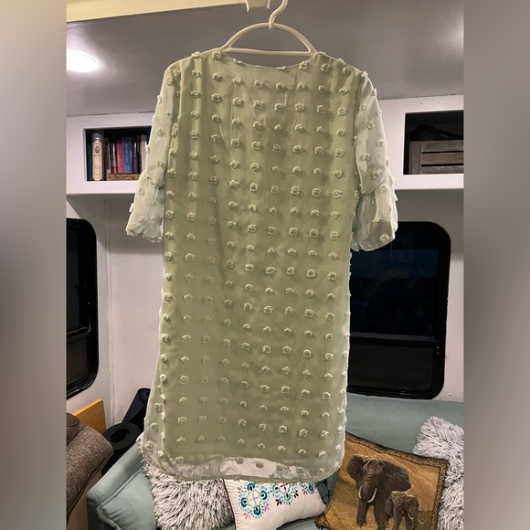 NWTs!!! Elegant Baby Blue Dress by FreeStyle (size: small) - Picture 3 of 6